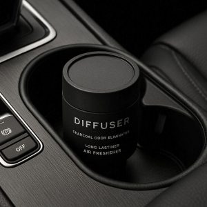 15 Luxury Car Cupholder Diffuser Charcoal Odor Eliminator Long Lasting Air Freshener Solid Balm Vehicle Scent Purifier
