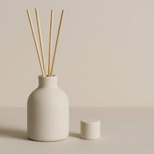 26 Minimalist Ceramic Reed Diffuser Matte Finish Porcelain Bottle Aromatherapy Essential Oil Set Elegant Home Decor Ornament
