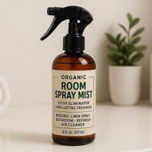 3 Organic Room Spray Mist Odor Eliminator Long Lasting Freshness Bedding Linen Spray Bathroom Refresh Air Cleaner